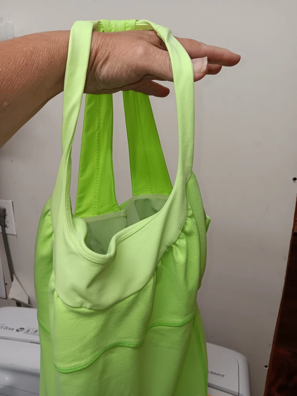 lululemon athletica Neon Lime Halter Tank Top